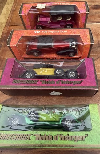 Four matchbox models - models, of