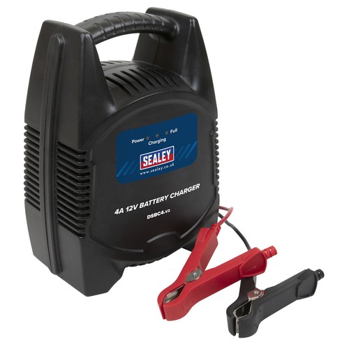Sealey battery charger - charger, 4a