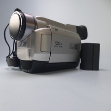 JVC GR-DVL100E Handheld MiniDV Camcorder Silver Tested