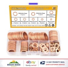 8 Sizes Copper Flat Washers