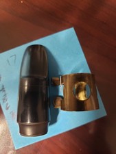 MP #23 Vintage Riffault #3 Soprano Sax Hard Rubber Mouthpiece With Ligature!