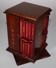 1904 The Works of William SHAKESPEARE 40 Vols Miniature Revolving Bookcase 