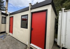 20ft Office Cabin / Changing Room Staff Welfare Container Portable Building