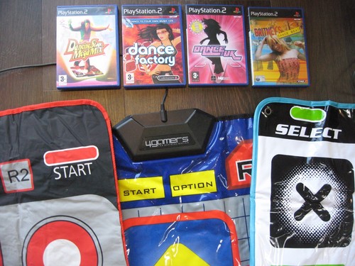 Ps2 dance mat 4 dancing - ps2,