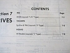 TRIUMPH TR6 SPITFIRE  MGB