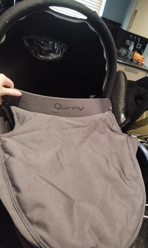 Black grey quinny carrycot - quinny,