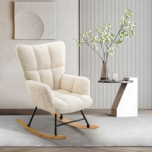 Teddy fleece rocking chair - rocking,