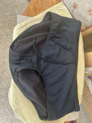 Ladies black high rise - black, bikini