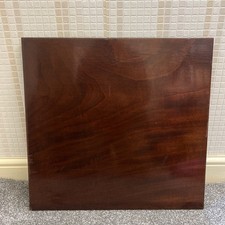 Reclaimed Mahogany Timber Antique Table Top Wood 50cm X 48cm x 19mm