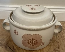 Vintage Denby Gypsy Vintage 4 Pint Casserole Dish Lidded Made In England