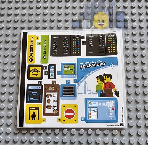 Lego city sticker sheet - lego, only