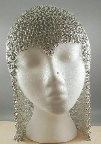 Chainmail coif chain - coif,
