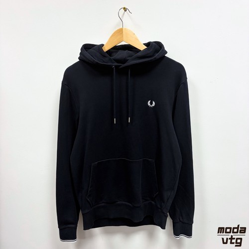 Fred perry hoodie - navy, medium