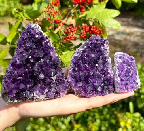 250g natural amethyst raw - natural,