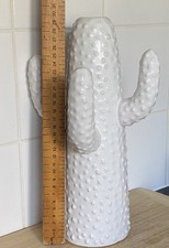 Serax White 30cm Ceramic Cactus Vase