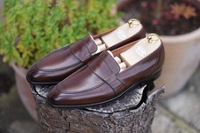 Unworn Crockett & Jones Handgrade / George Cleverley Apron Loafers 10.5E UK