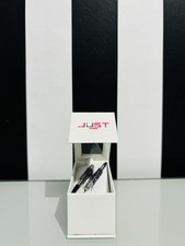 Just Music Silver Diamonte Rhinestone Earphones Headphones Set with Case