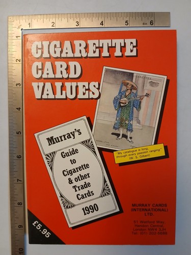 Cigarette card values - values, murray