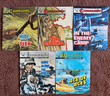 Commando Comic Books Vintage X 5 In Total SEE LISTING For Numbers
