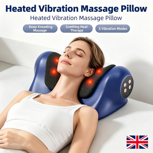 Neck massage pillow - 3-in-1,