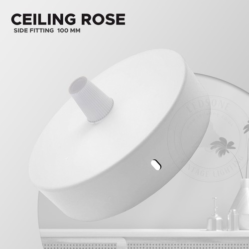 Metal ceiling rose for - rose,
