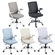 Mid-Back Office Chair Flip-Up