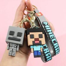 Minecraft Keychain Keyring Bag