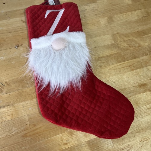 Red christmas gonk stocking - christmas,