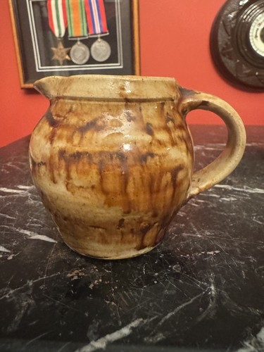 Vintage studio pottery jug - vintage,