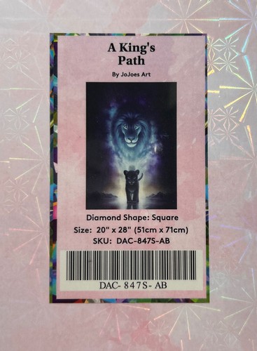 Diamond art club kings - club, path