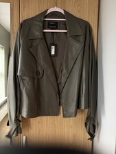 BNWT - River Island Waterfall Jacket - Khaki - Size Large
