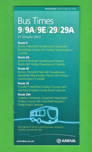 Arriva midlands bus timetable - arriva,