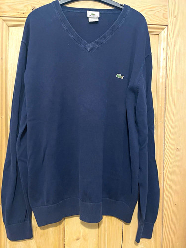 Lacoste men navy neck - men’s, v-neck