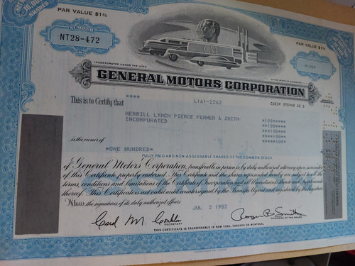 1982 general motors share - 1982,