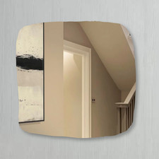 Square Mirror Acrylic Wall