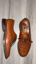 Loake brown leather shoes made
