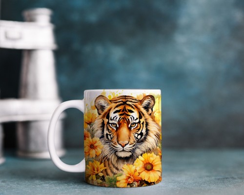 Watercolour tiger - watercolour,