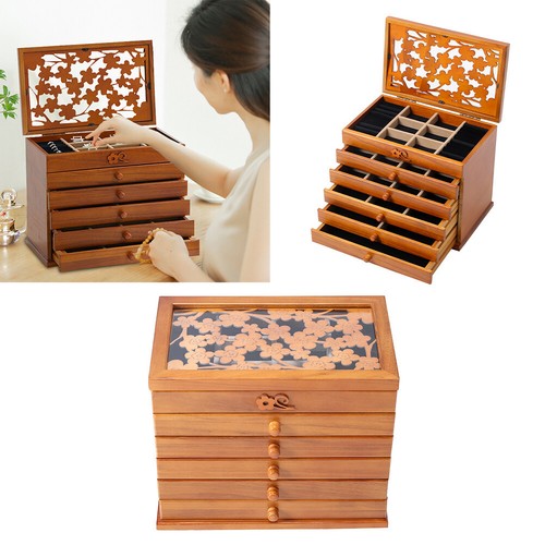 Large jewellery box wooden - jewellery,