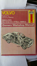 VOLVO 140 142 144 145 WORKSHOP MANUAL HAYNES 1966 - 1974 GL S E SALOON ESTATE