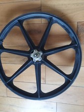 Skyway 24" Black Tuff Wheel 24 original 1980's  Alloy Hubs Old School BMX RARE