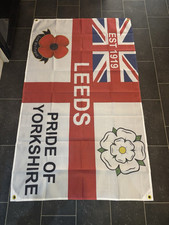 Leeds United Utd LUFC Flag 5ft by 3ft - Leeds United Football Flag Brand New