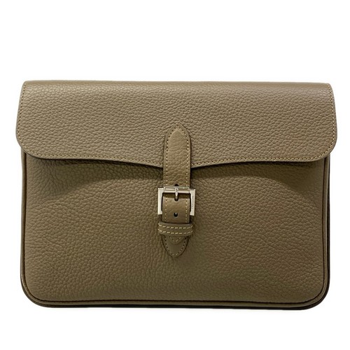 Moynat clutch bag gray beige - moynat, gray-beige