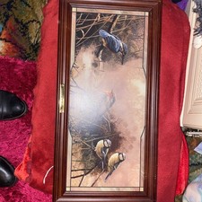 Dawns Early Light Stained Glass Print Signed Adrian C Rigby birds