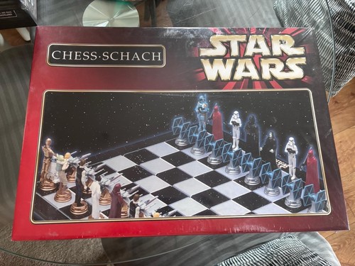 Sealed vintage star wars chess - sealed,