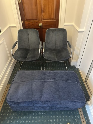 Blue velvet armchairs and - velvet,