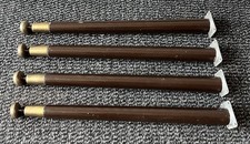 SET OF FOUR BROWN DANSETTE