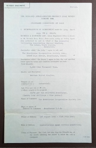 1940 doncaster collieries - doncaster,
