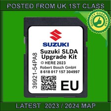 2023 Suzuki SD Card SLDA Sat Nav Map Swift SX4 S Cross Vitara Baleno Latest Maps