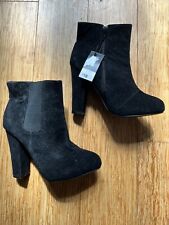 BNWT F&f faux suede black