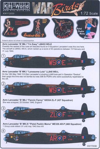 Kits world decals - decals, british
